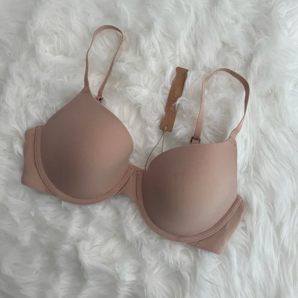 Skims Fits Everybody T-Shirt Bra Mica Size 34C - Picture 4 of 7